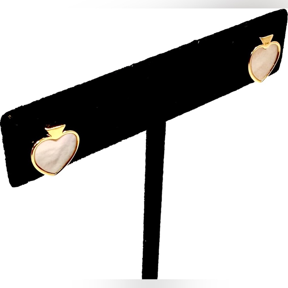 Signature Spade Mini Studs, NWT - Picture 3 of 7